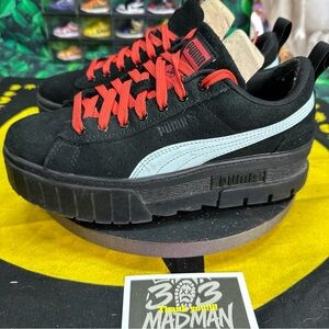 Puma X Dua Lipa Mayze SD Black/Blue Glow Size 7.5W